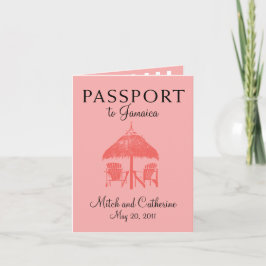 Convite De Casamento De Passaportes Ocho Rios Jama