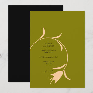 CONVITE DE CASAMENTO DE PEACH E OLIVAS MOD