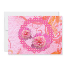 Convite de Casamento de Peonies