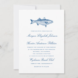 Convite de Casamento de Pesca | Casamento Náutico