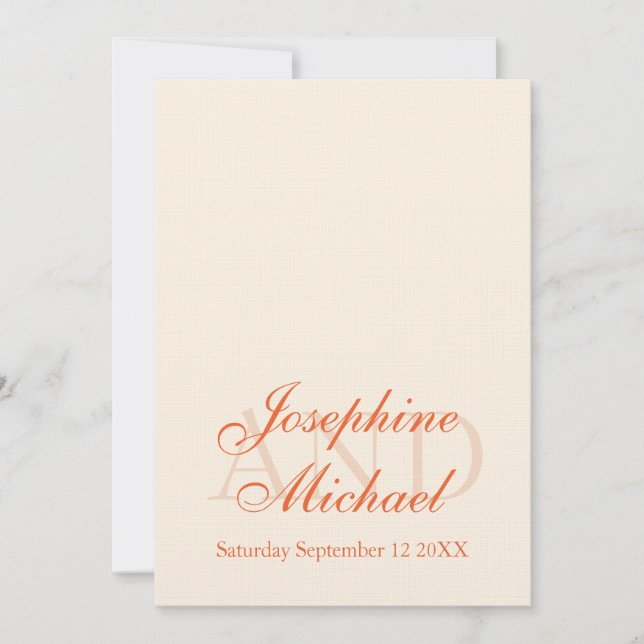 Convite de casamento de pintura de flores de casam (Frente)