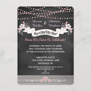 Convite de casamento de Posto de Quadros Alcalços