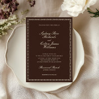 Convite de Casamento de Rancheria Western Romântic