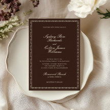 Convite de Casamento de Rancheria Western Romântic