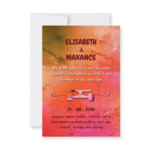 Convite de casamento de skateboard vintage terraco