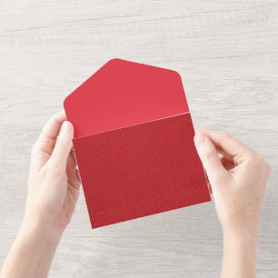 Convite de casamento de Textura Vermelha de Tomate