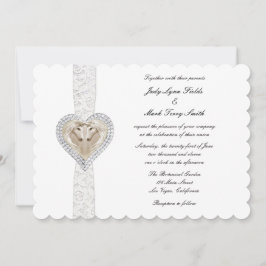 Convite De Casamento De Unicórnio E Lace