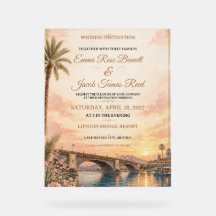 Convite de Casamento Destino Lake Havasu