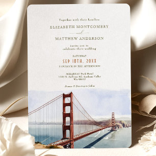 Convite de Casamento Destino San Francisco Gate