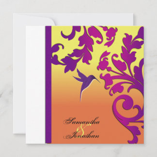 Convite De Casamento Destino Tropical Floral