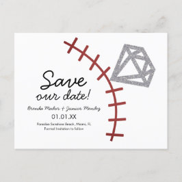 Convite de Casamento Diamante Gema Homerun de Beis