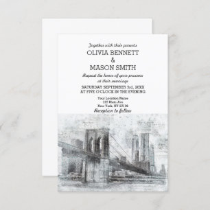 Convite de Casamento do Brooklyn no Skyline Nova I