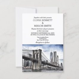 Convite de Casamento do Brooklyn no Skyline Nova I