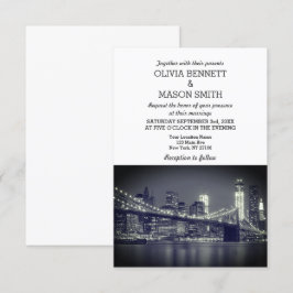 Convite de casamento do Brooklyn no Skyline Nova I
