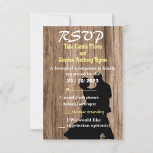 Convite de casamento do carpinteiro
