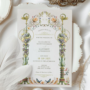Convite de Casamento do Jardim Botânico Vitoriano