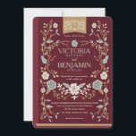 Convite de casamento do Livro da Biblioteca Vintag<br><div class="desc">O livro da biblioteca Vintage inspirou design de casamento por Shelby Allison. Clique no link abaixo para visualizar toda a coleção de livros da biblioteca que inclui convites correspondentes,  cartões rsvp,  selos postais e muito mais.</div>