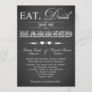 Convite de casamento do quadro da tipografia do