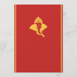 Convite de Casamento do Senhor Ganesha