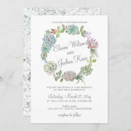 Convite De Casamento Do Terreno Do Deserto Russo