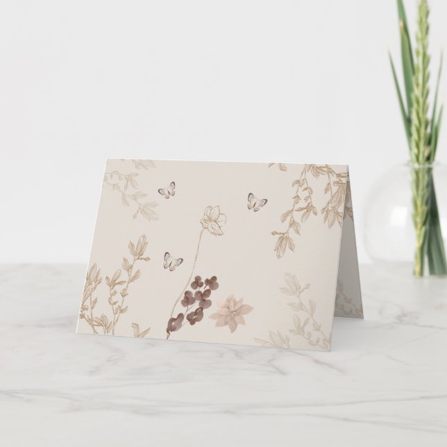 Convite de casamento dobrado (Frente)