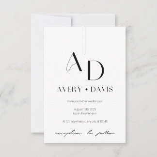 Convite de casamento Eethal Harmony