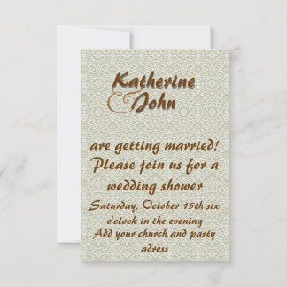 Convite de casamento elegante