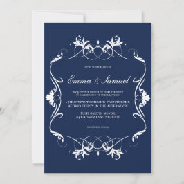 Convite De Casamento Elegante