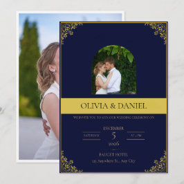 Convite de Casamento Elegante