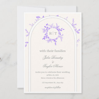 Convite de Casamento Elegante 