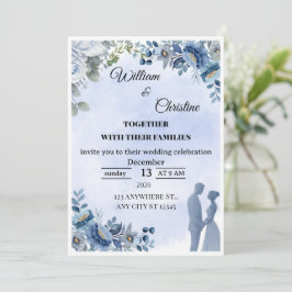Convite de Casamento Elegante