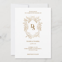 Convite de Casamento Elegante