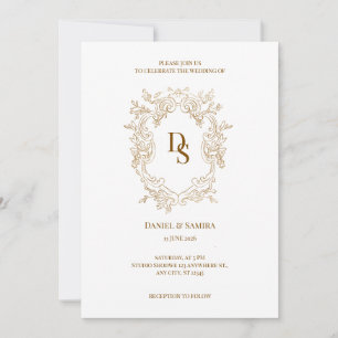 Convite de Casamento Elegante
