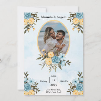 Convite de Casamento Elegante e Personalizável | E