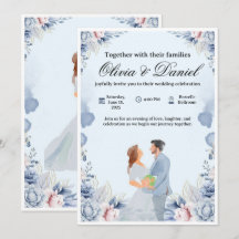 Convite de Casamento Elegante – Personalizável e M