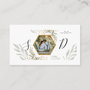 Convite de casamento elegante projetado para celeb