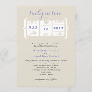 Convite de Casamento em Caça-Níquel