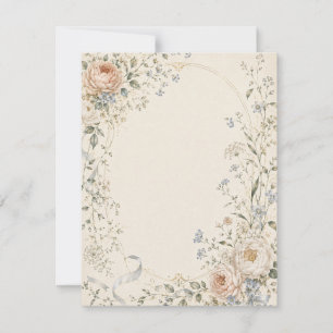 Convite de Casamento em Estilo Francês Elegante
