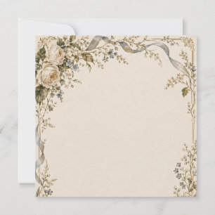 Convite de Casamento em Estilo Francês Elegante