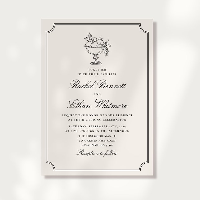 Convite de Casamento em forma de Fruteira com Dupl (Criador carregado)