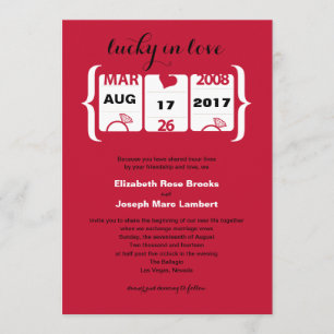 Convite de Casamento em Máquina Caça-Níqueis