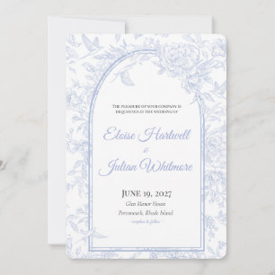 Convite de Casamento em Porcelana Meadow Chinoiser