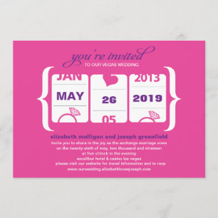 Convite de Casamento em Slot Machine