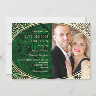 Convite de Casamento em Tons de Joia