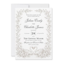 Convite de Casamento em Verde SageConvite de Jardi