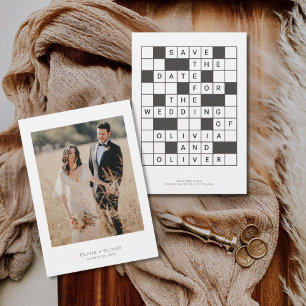 convite de casamento enigma save the date