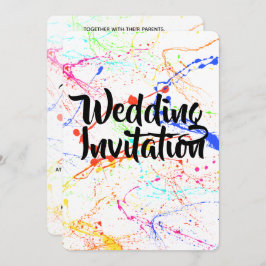 Convite De Casamento Espalhado