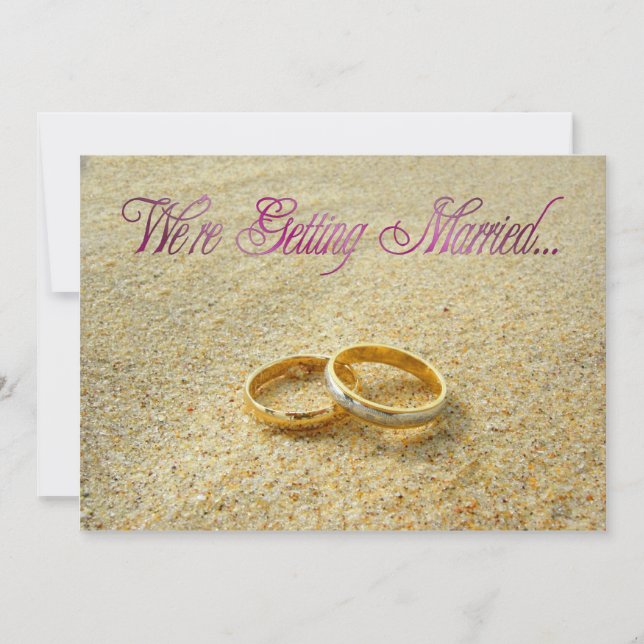 Convite de Casamento Estamos Nos Casando (Frente)