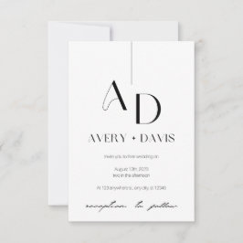 Convite de casamento Ethereal Harmony