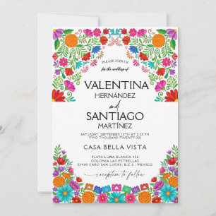 Convite de Casamento Fiesta Mexicana
